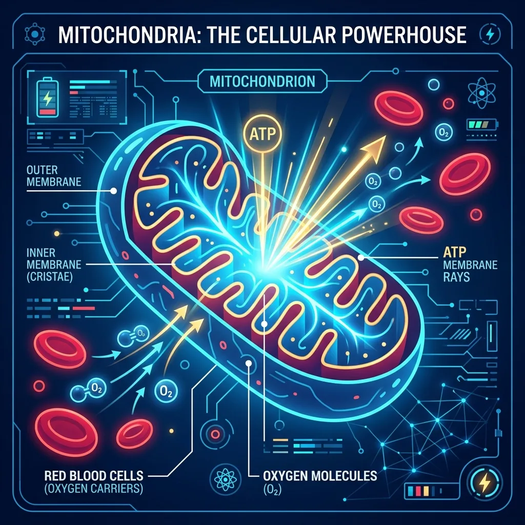 Инфографика доказанных свойств Синтезита — энергия митохондрий и насыщение крови кислородом