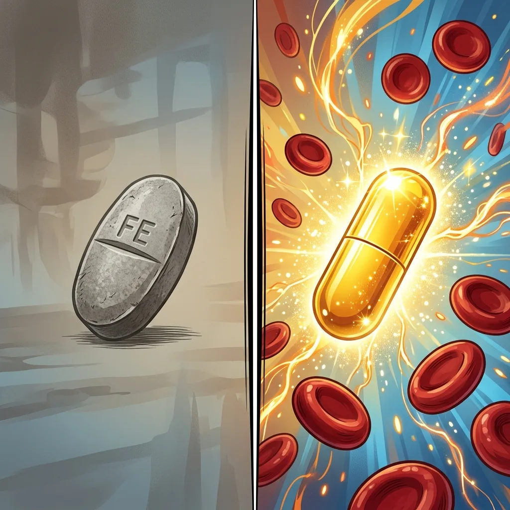 Сравнение обычного железа и Синтезита — визуальный контраст эффективности